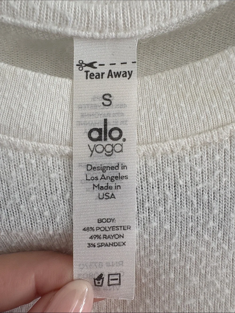 ALO Yoga Crewneck Sweatshirt - White